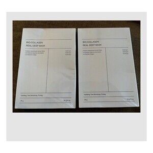 2Bio-Collagen Real Deep Facial Lifting Anti-Wrinkle Mask (Pack of 4) 8 Total